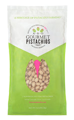 Gourmet Natural California Pistachio Nuts Kosher vegan gluten-free non-gmo Colossal Himalayan Pink salt ARO Pistachios